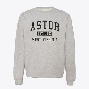 Astor West Virginia Classic Established Crewneck Sweatshirt