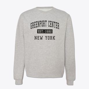 Greenport Center New York Classic Established Crewneck Sweatshirt