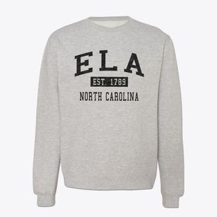 Ela North Carolina Classic Established Crewneck Sweatshirt
