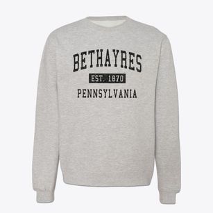 Bethayres Pennsylvania Classic Established Crewneck Sweatshirt