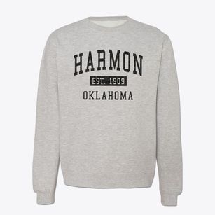 Harmon Oklahoma Classic Established Crewneck Sweatshirt