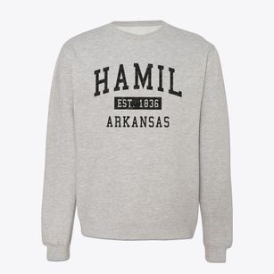 Hamil Arkansas Classic Established Crewneck Sweatshirt