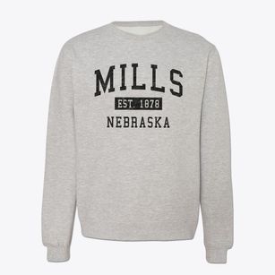 Mills Nebraska Classic Established Crewneck Sweatshirt