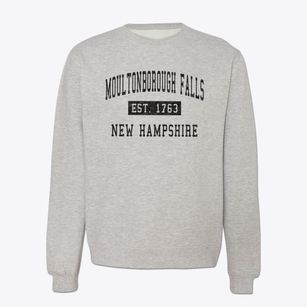 Moultonborough Falls New Hampshire Classic Established Crewneck Sweatshirt