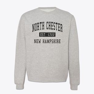 North Chester New Hampshire Classic Established Crewneck Sweatshirt