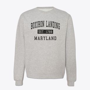 Boxiron Landing Maryland Classic Established Crewneck Sweatshirt