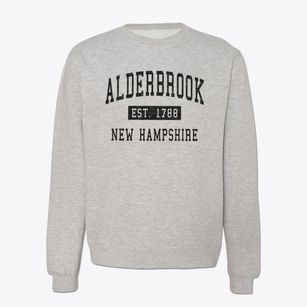 Alderbrook New Hampshire Classic Established Crewneck Sweatshirt