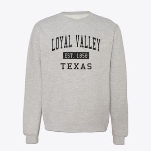 Loyal Valley Texas Classic Established Crewneck Sweatshirt