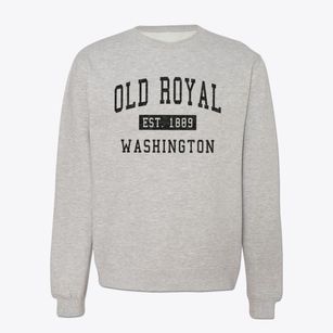 Old Royal Washington Classic Established Crewneck Sweatshirt