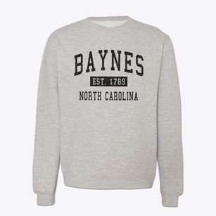 Baynes North Carolina Classic Established Crewneck Sweatshirt