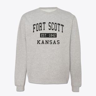 Fort Scott Kansas Classic Established Crewneck Sweatshirt