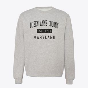 Queen Anne Colony Maryland Classic Established Crewneck Sweatshirt
