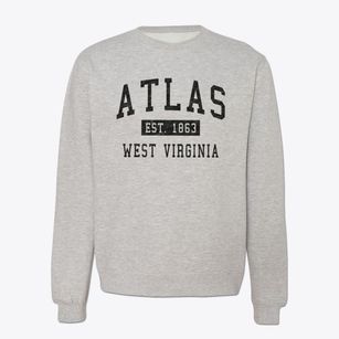 Atlas West Virginia Classic Established Crewneck Sweatshirt