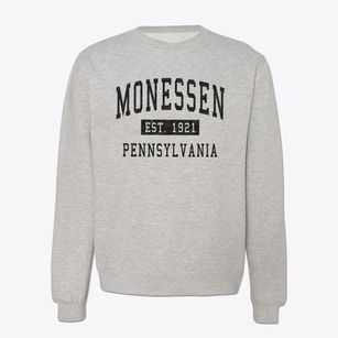 Monessen Pennsylvania Classic Established Crewneck Sweatshirt