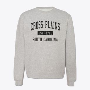 Cross Plains South Carolina Classic Established Crewneck Sweatshirt