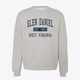 Glen Daniel West Virginia Classic Established Crewneck Sweatshirt