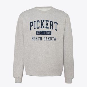Pickert North Dakota Classic Established Crewneck Sweatshirt