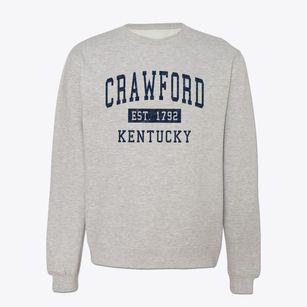 Crawford Kentucky Classic Established Crewneck Sweatshirt