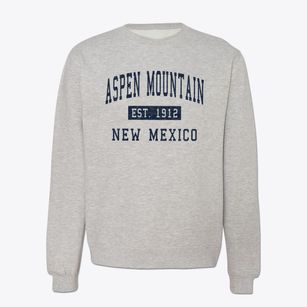 Aspen Mountain New Mexico Classic Established Crewneck Sweatshirt
