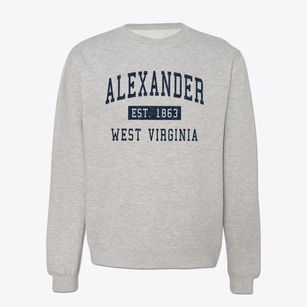 Alexander West Virginia Classic Established Crewneck Sweatshirt