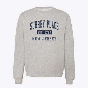 Surrey Place New Jersey Classic Established Crewneck Sweatshirt