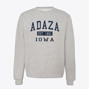Adaza Iowa Classic Established Crewneck Sweatshirt