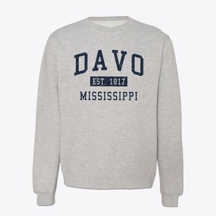Davo Mississippi Classic Established Crewneck Sweatshirt