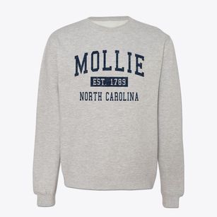 Mollie North Carolina Classic Established Crewneck Sweatshirt