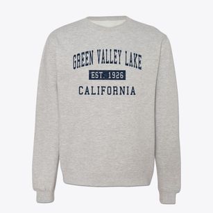 Green Valley Lake California Classic Established Crewneck Sweatshirt