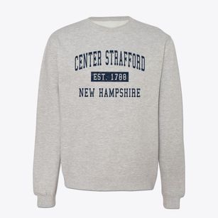 Center Strafford New Hampshire Classic Established Crewneck Sweatshirt