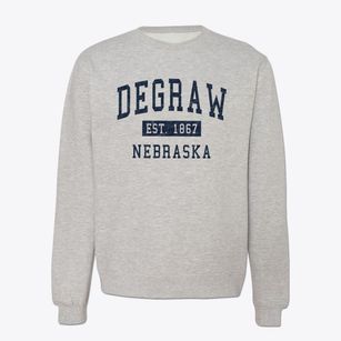 Degraw Nebraska Classic Established Crewneck Sweatshirt