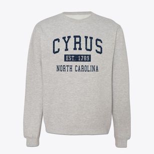 Cyrus North Carolina Classic Established Crewneck Sweatshirt