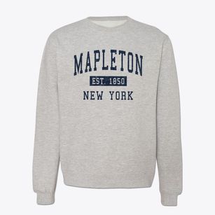Mapleton New York Classic Established Crewneck Sweatshirt