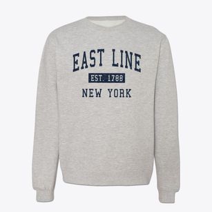 East Line New York Classic Established Crewneck Sweatshirt