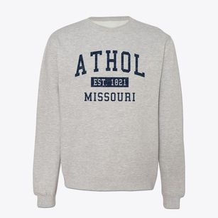 Athol Missouri Classic Established Crewneck Sweatshirt