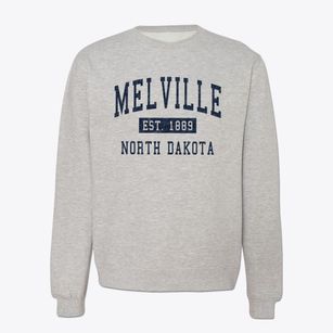 Melville North Dakota Classic Established Crewneck Sweatshirt