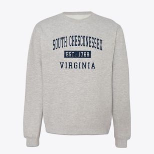 South Chesconessex Virginia Classic Established Crewneck Sweatshirt