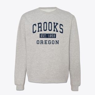 Crooks Oregon Classic Established Crewneck Sweatshirt