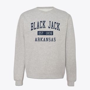 Black Jack Arkansas Classic Established Crewneck Sweatshirt