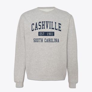 Cashville South Carolina Classic Established Crewneck Sweatshirt
