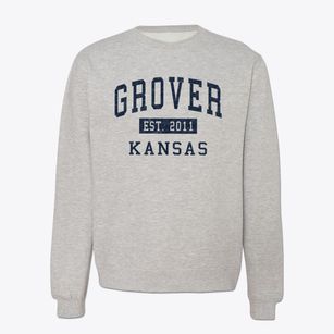 Grover Kansas Classic Established Crewneck Sweatshirt