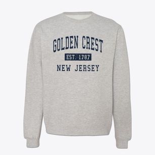 Golden Crest New Jersey Classic Established Crewneck Sweatshirt