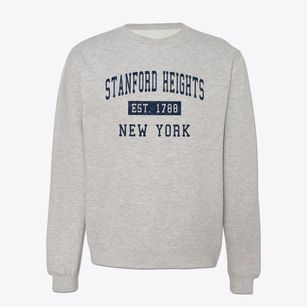 Stanford Heights New York Classic Established Crewneck Sweatshirt