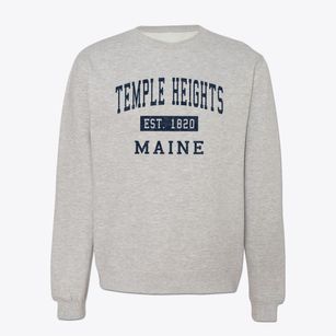 Temple Heights Maine Classic Established Crewneck Sweatshirt