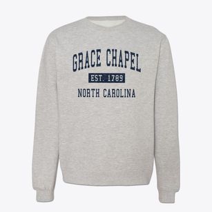 Grace Chapel North Carolina Classic Established Crewneck Sweatshirt