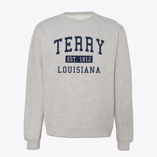 Terry Louisiana Classic Established Crewneck Sweatshirt
