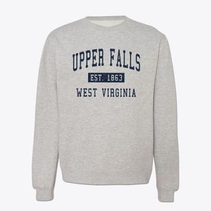 Upper Falls West Virginia Classic Established Crewneck Sweatshirt