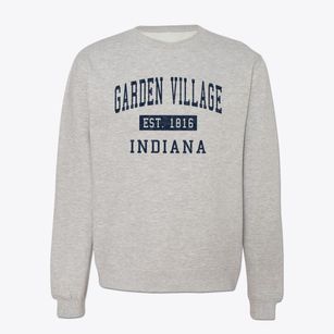 Garden Village Indiana Classic Established Crewneck Sweatshirt