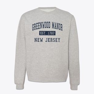 Greenwood Manor New Jersey Classic Established Crewneck Sweatshirt
