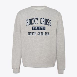 Rocky Cross North Carolina Classic Established Crewneck Sweatshirt